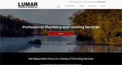 Desktop Screenshot of lumarplumbing.com