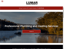 Tablet Screenshot of lumarplumbing.com